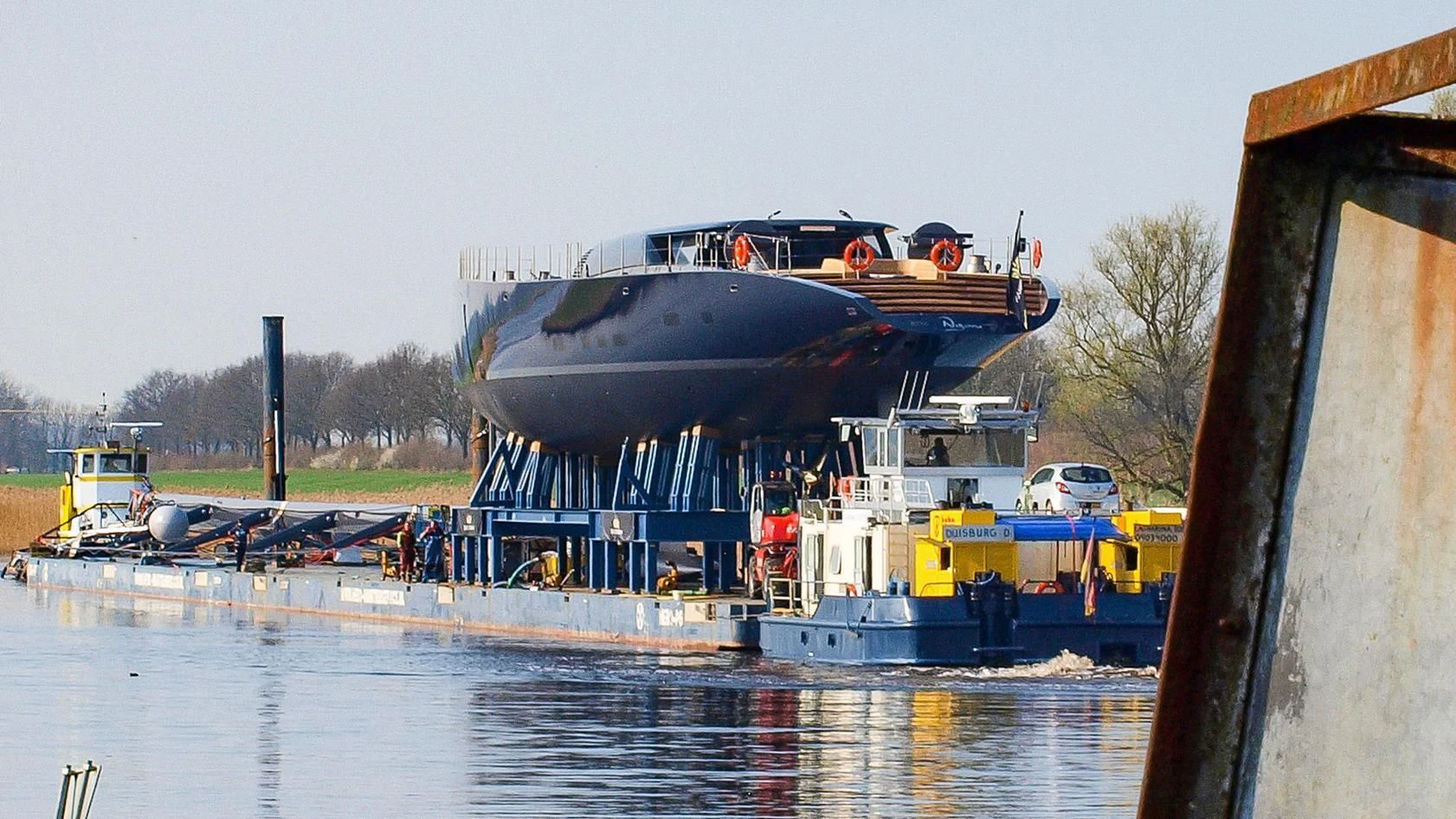 a boat on a dock aboard NGONI Yacht for Sale