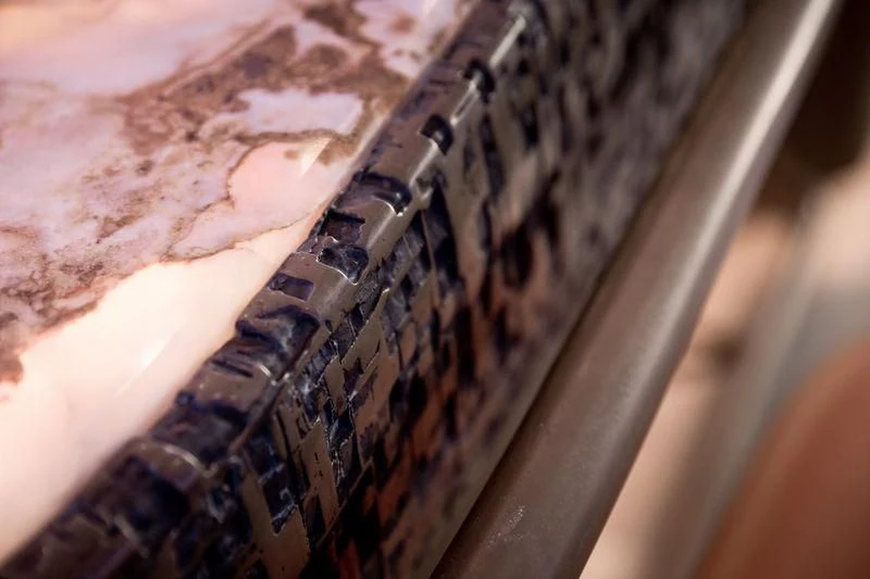 a close-up of a tire aboard NGONI Yacht for Sale