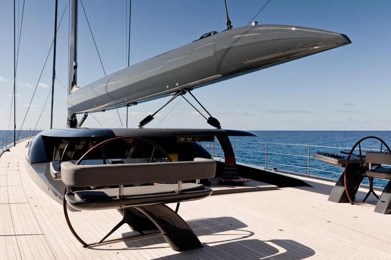 a boat on a deck aboard NGONI Yacht for Sale