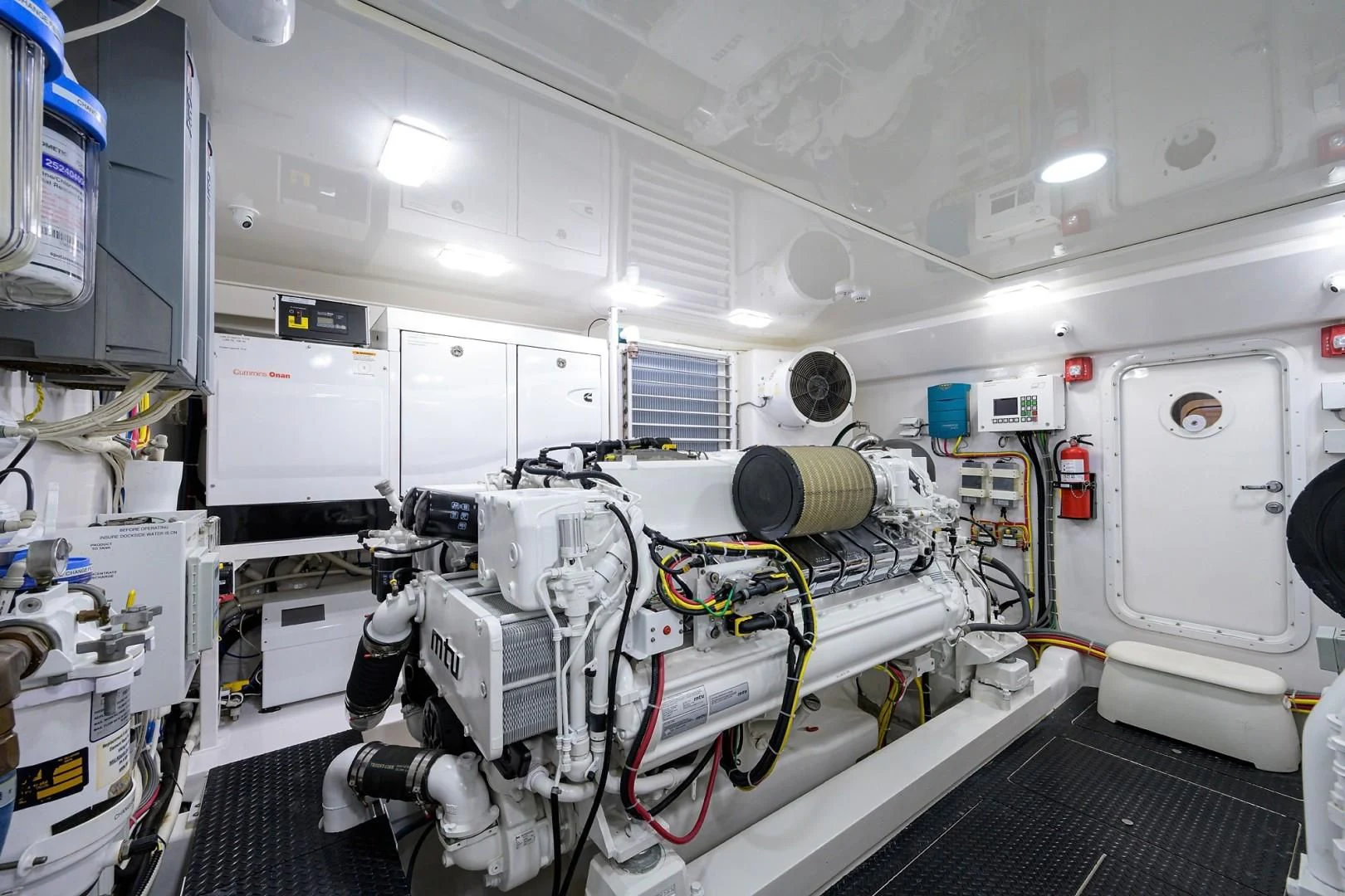 a room with machines and equipment aboard SWEETUMS Yacht for Sale