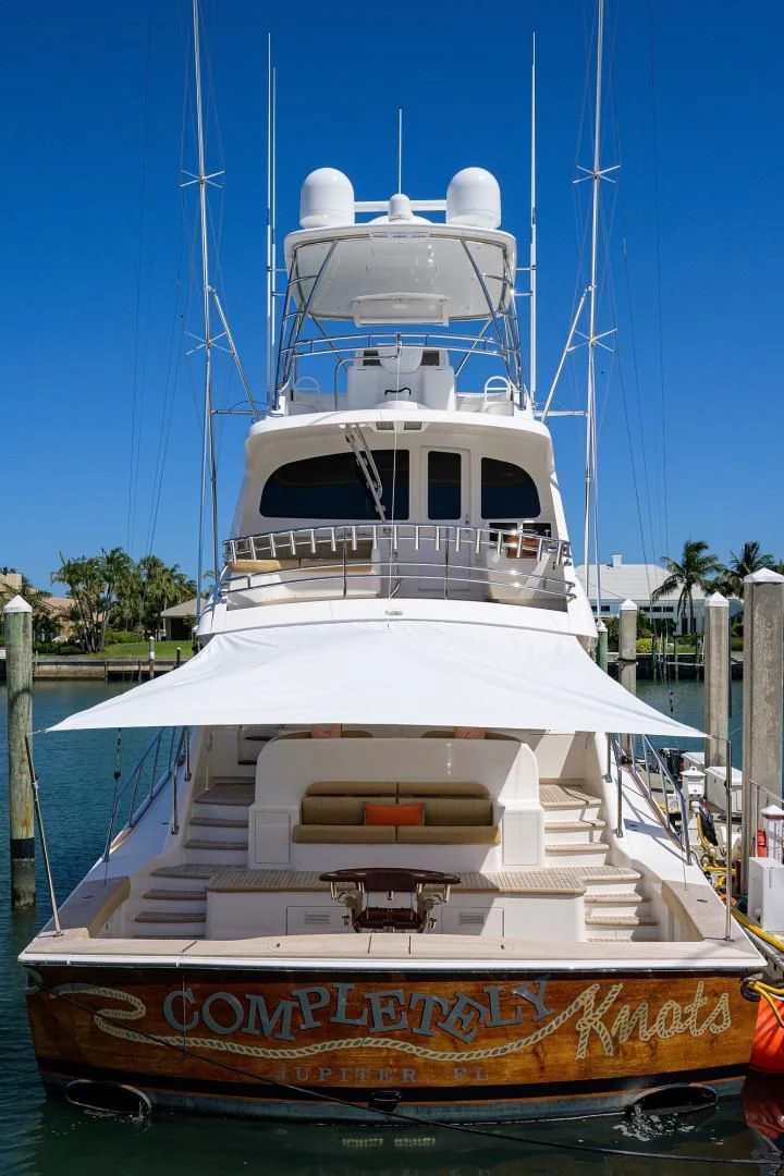 a boat on the water aboard SWEETUMS Yacht for Sale