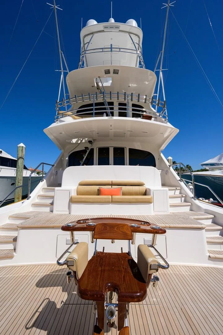 a boat on the water aboard SWEETUMS Yacht for Sale