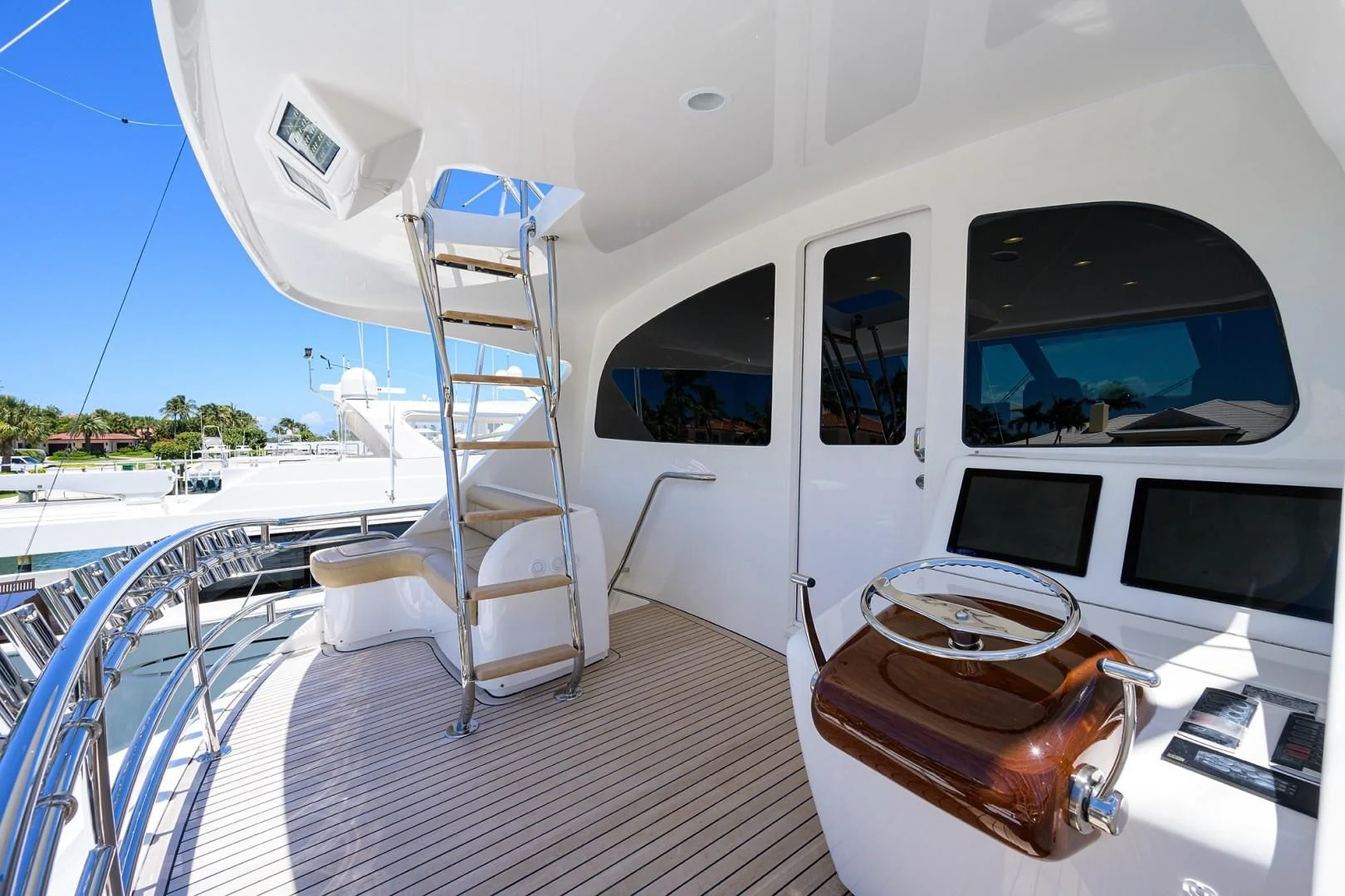 a boat on the water aboard SWEETUMS Yacht for Sale