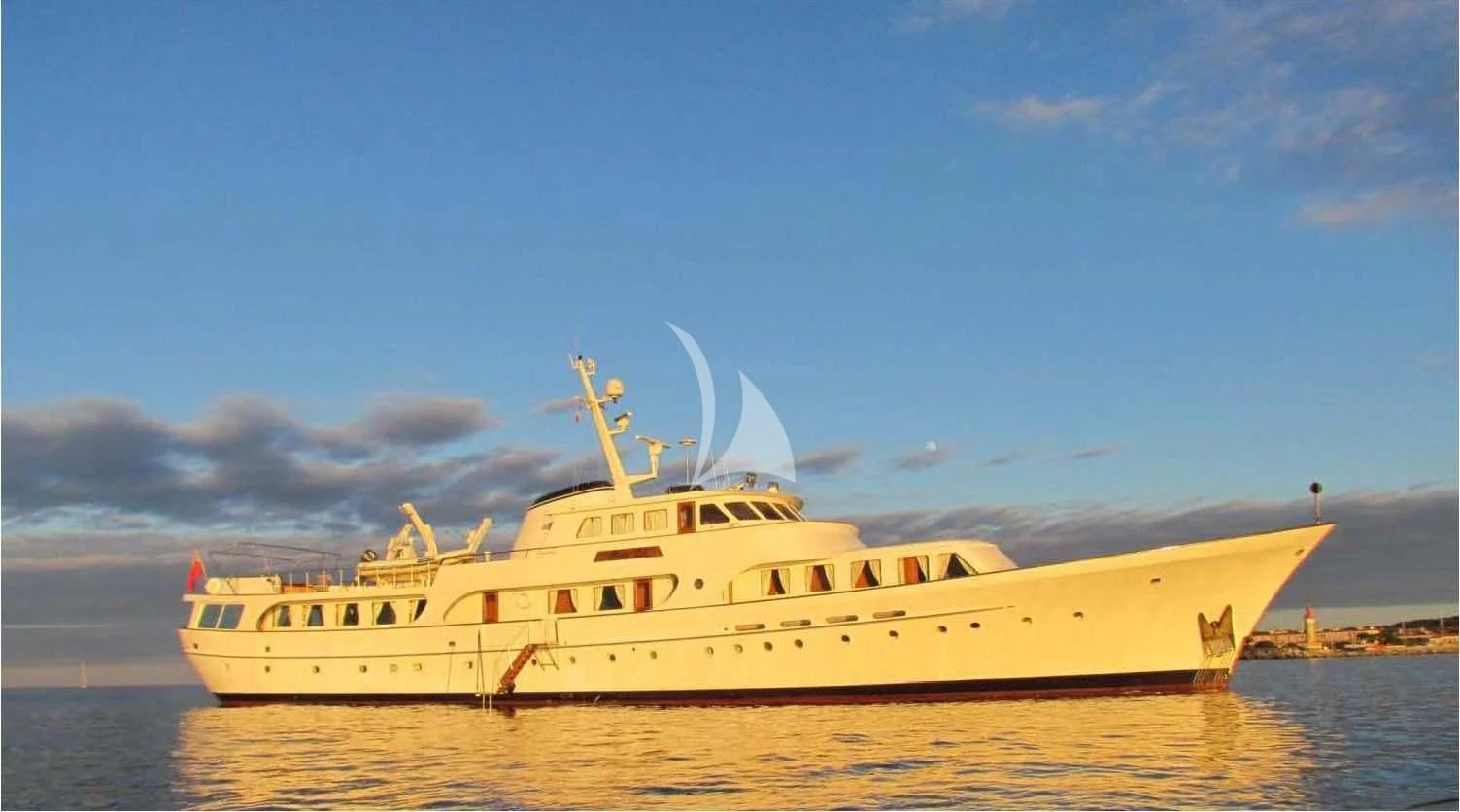a boat on the water aboard SECRET LIFE Yacht for Sale