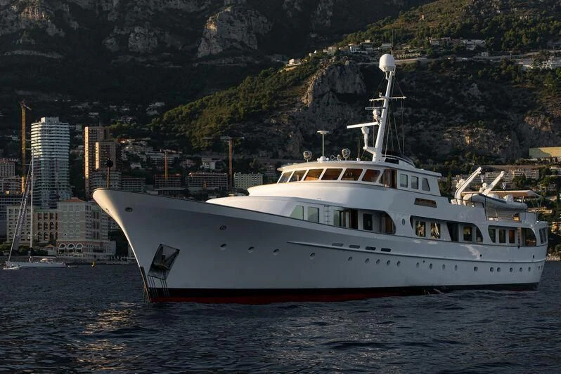 a boat on the water aboard SECRET LIFE Yacht for Sale