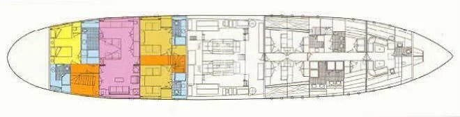 diagram aboard SECRET LIFE Yacht for Sale