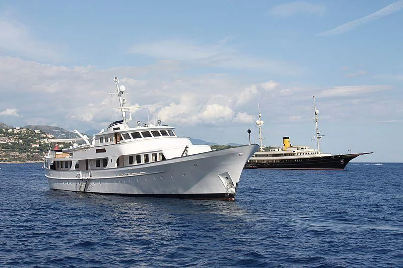 a couple of boats in the water aboard SECRET LIFE Yacht for Sale