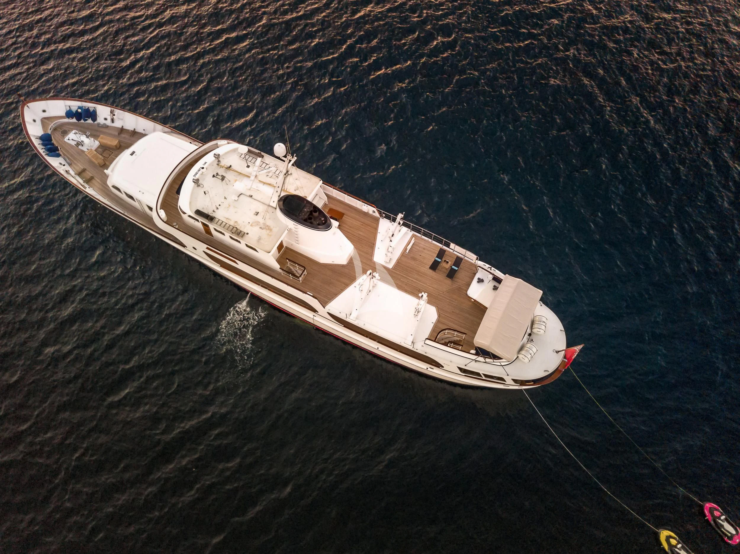 a boat on the water aboard SECRET LIFE Yacht for Sale