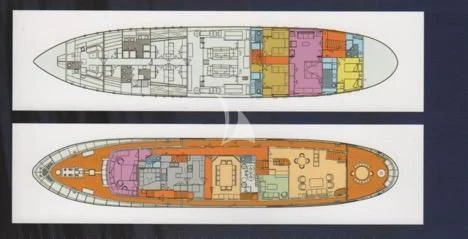 diagram aboard SECRET LIFE Yacht for Sale