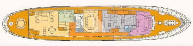 diagram aboard SECRET LIFE Yacht for Sale