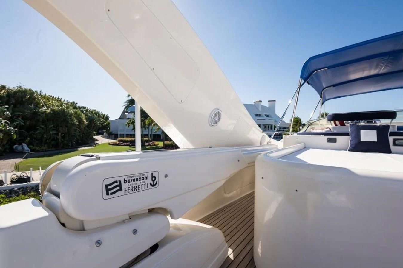 a close-up of a missile aboard TOMORROW WE RIDE Yacht for Sale