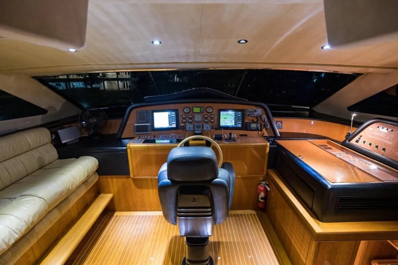 inside of a car aboard TOMORROW WE RIDE Yacht for Sale