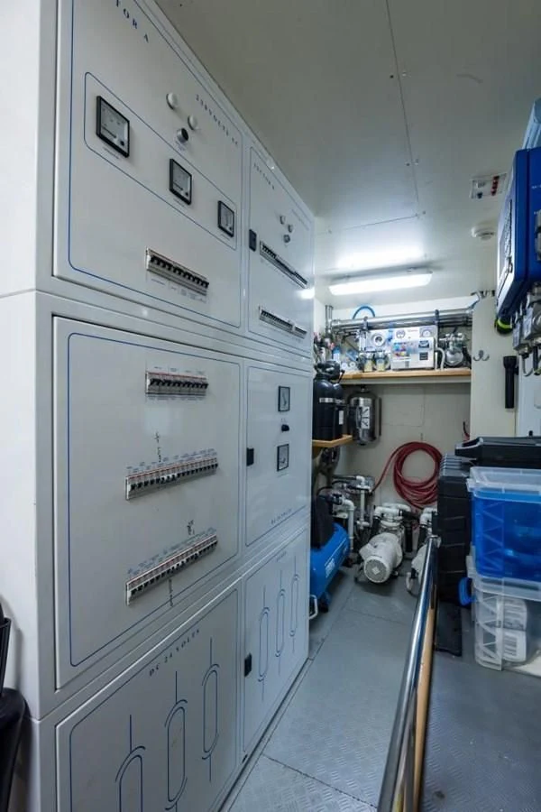 a room with medical equipment aboard TOMORROW WE RIDE Yacht for Sale