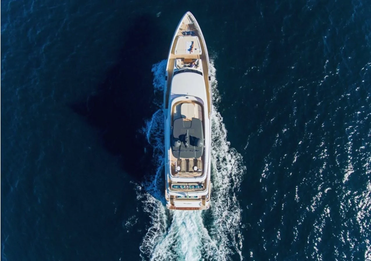 a boat in the water aboard SOUTH Yacht for Sale