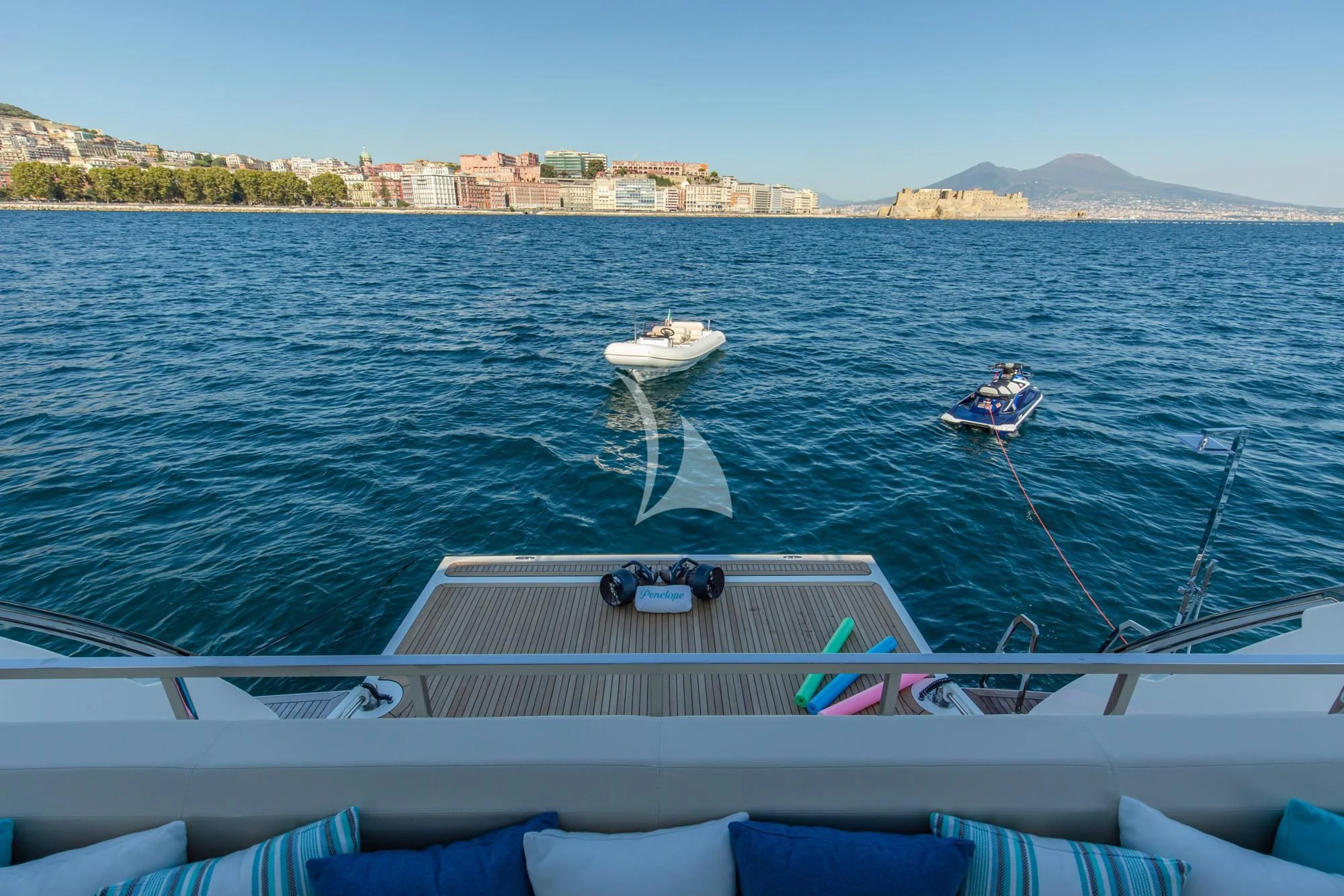 a boat on the water aboard SOUTH Yacht for Sale