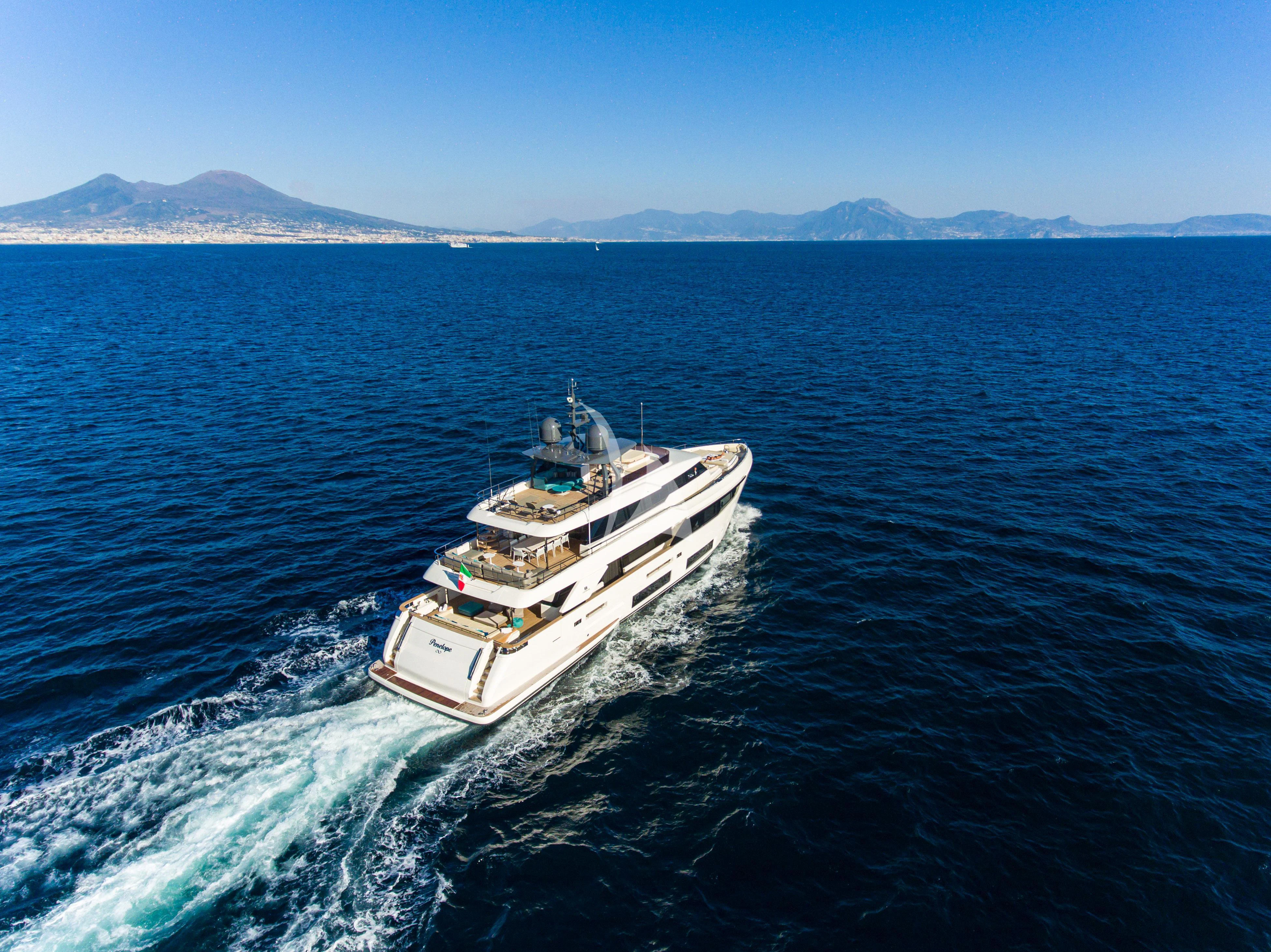 a boat on the water aboard SOUTH Yacht for Sale