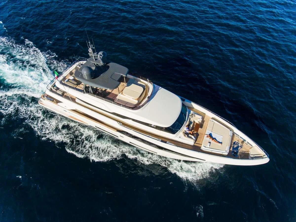 a boat on the water aboard SOUTH Yacht for Sale