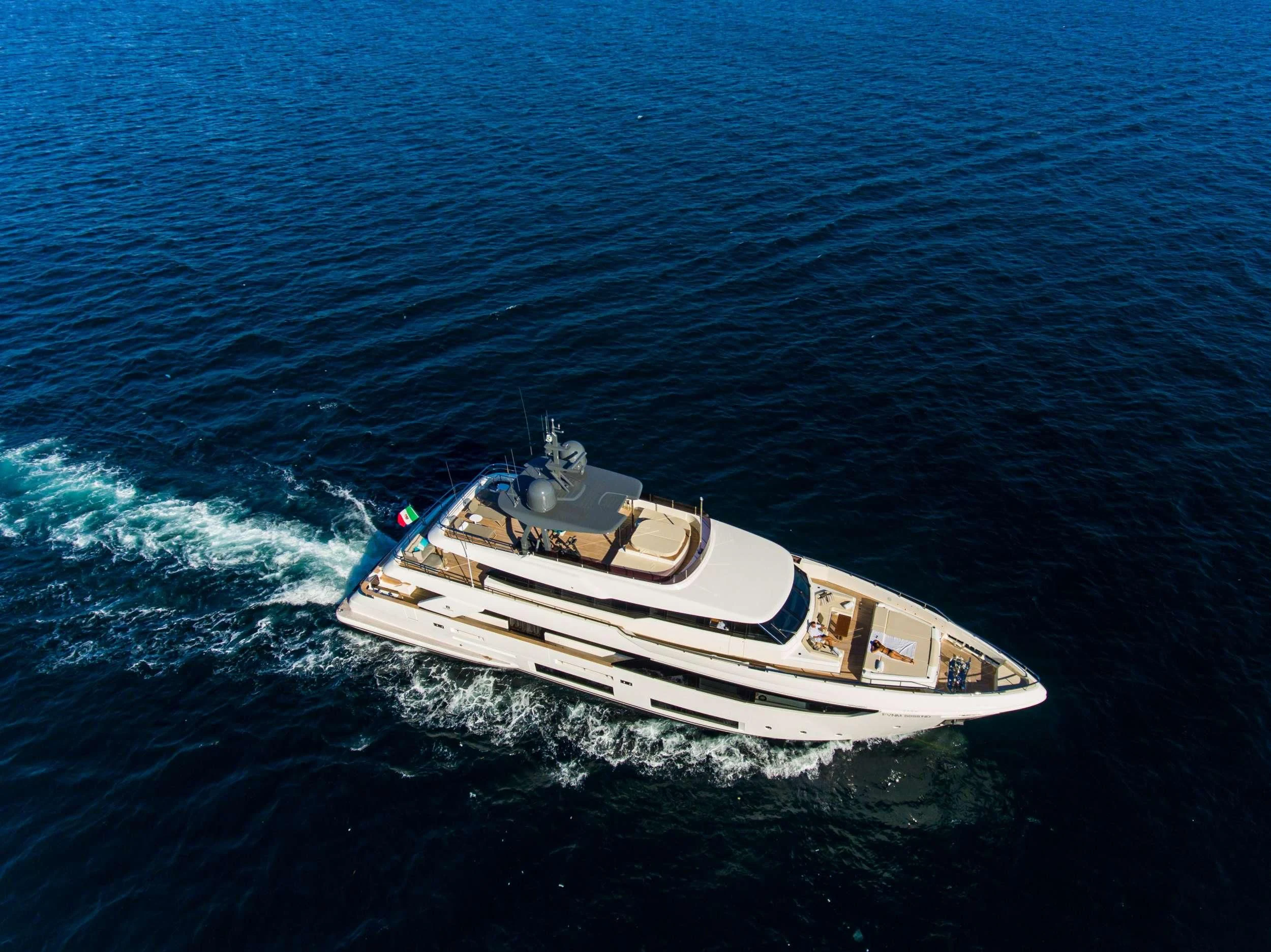 a boat in the water aboard SOUTH Yacht for Sale