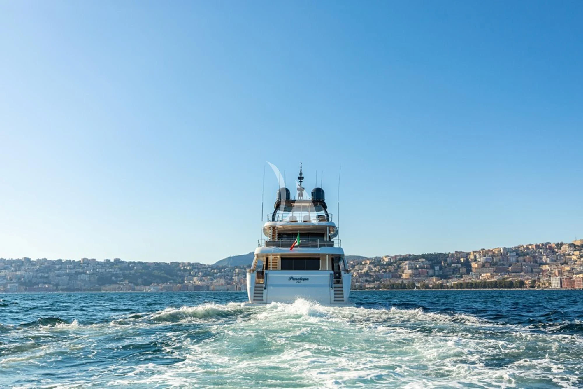 a boat on the water aboard SOUTH Yacht for Sale
