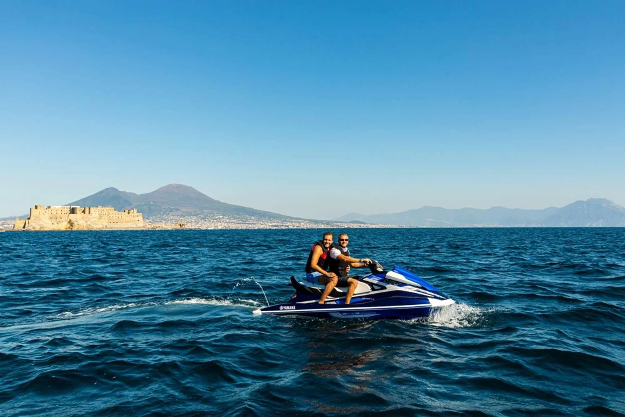 a couple of people on a boat aboard SOUTH Yacht for Sale
