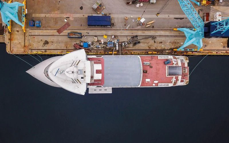a rectangular object with wires aboard OLIVIA O Yacht for Sale
