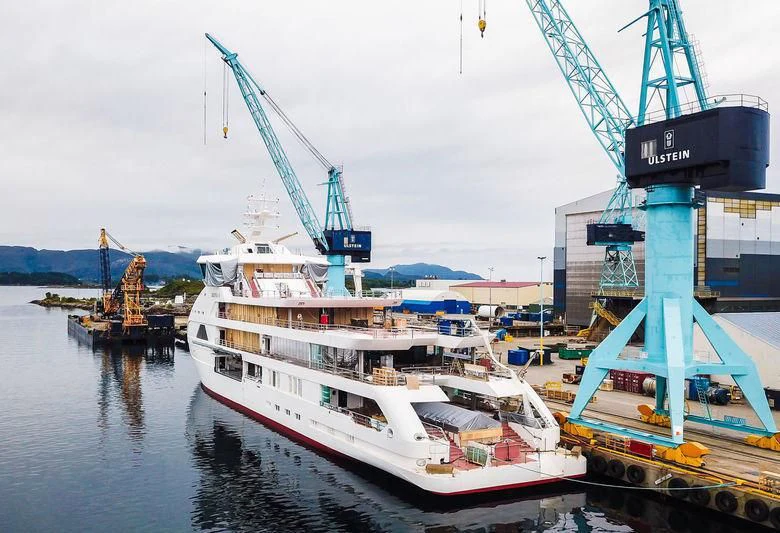a boat in the water aboard OLIVIA O Yacht for Sale