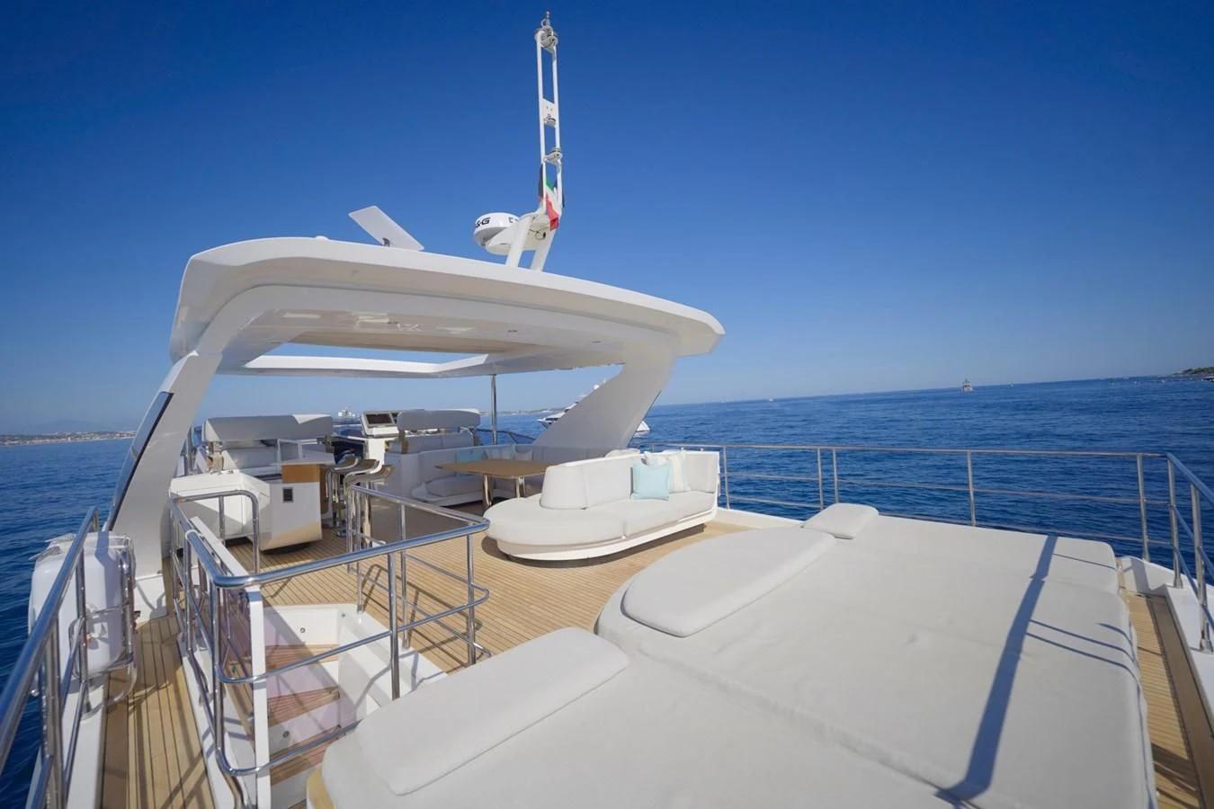 a boat on the water aboard GRANDE 27M Yacht for Sale