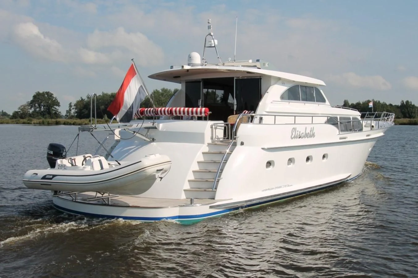 a boat on the water aboard ELISABETH Yacht for Sale