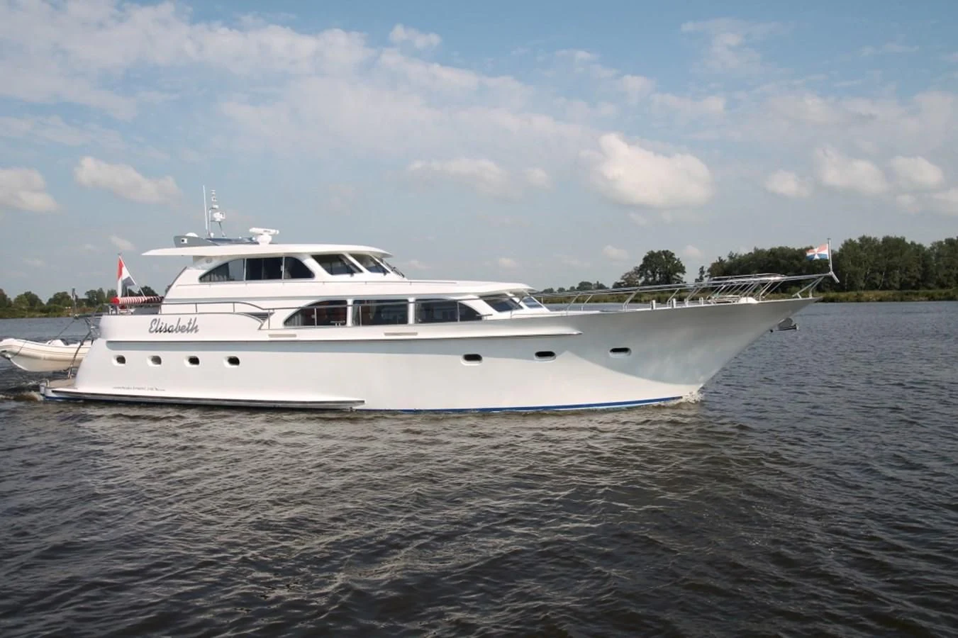 a boat on the water aboard ELISABETH Yacht for Sale