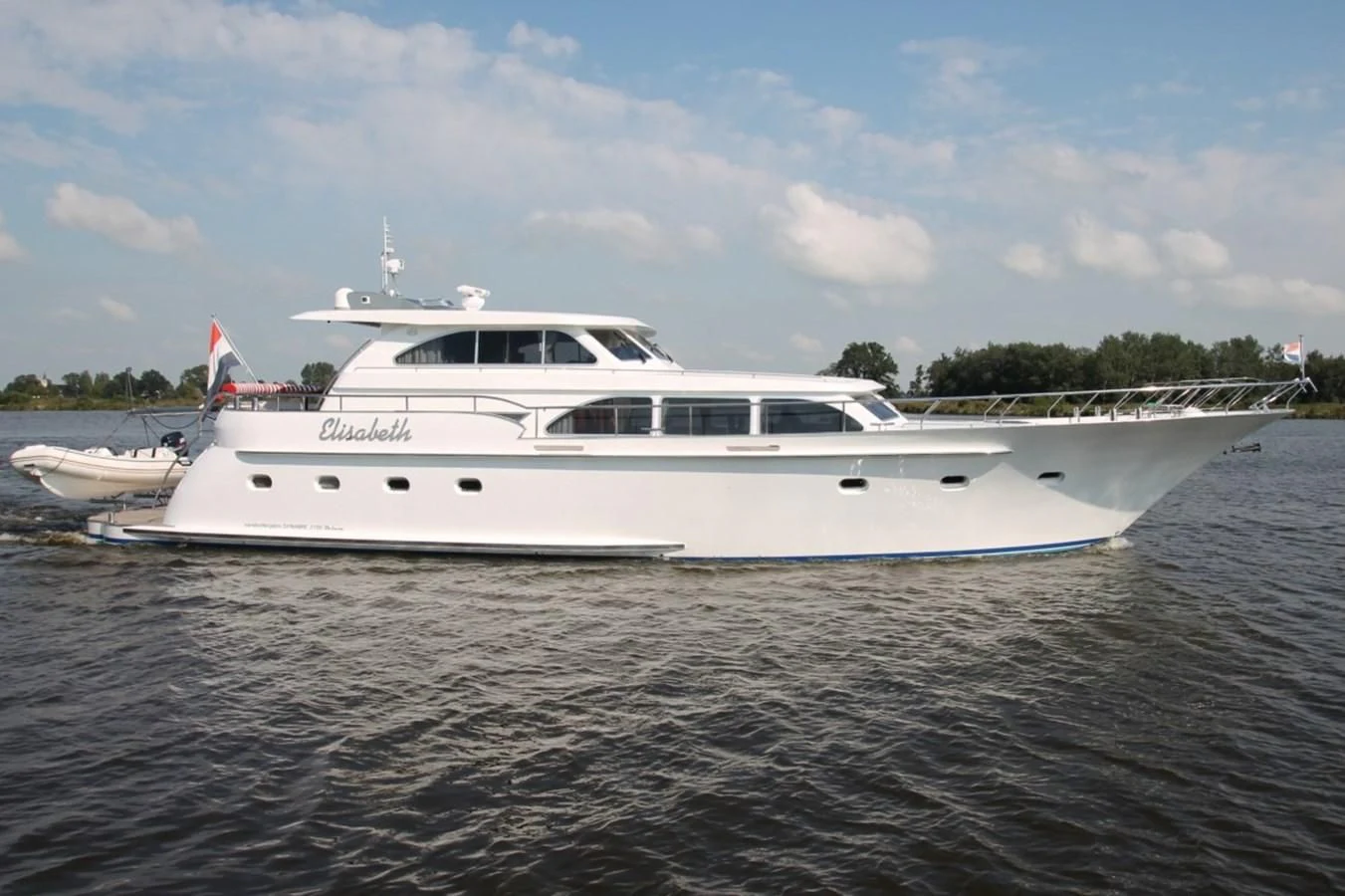 a boat on the water aboard ELISABETH Yacht for Sale