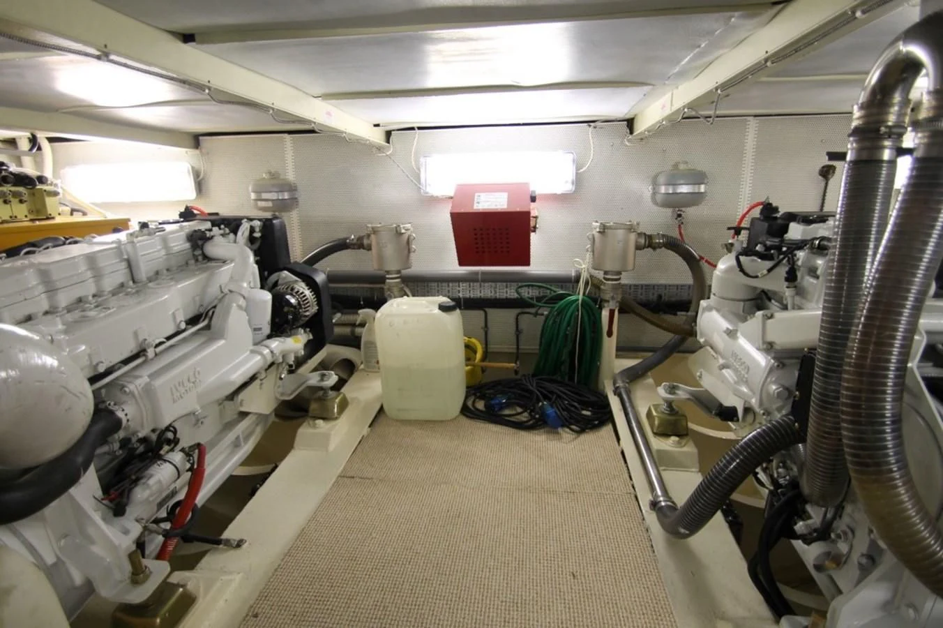 a room with several machines aboard ELISABETH Yacht for Sale