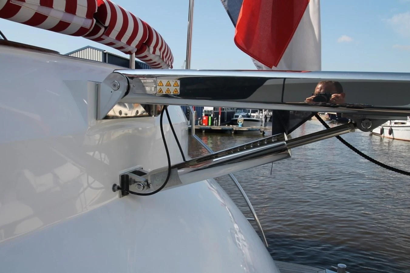a person in a boat aboard ELISABETH Yacht for Sale
