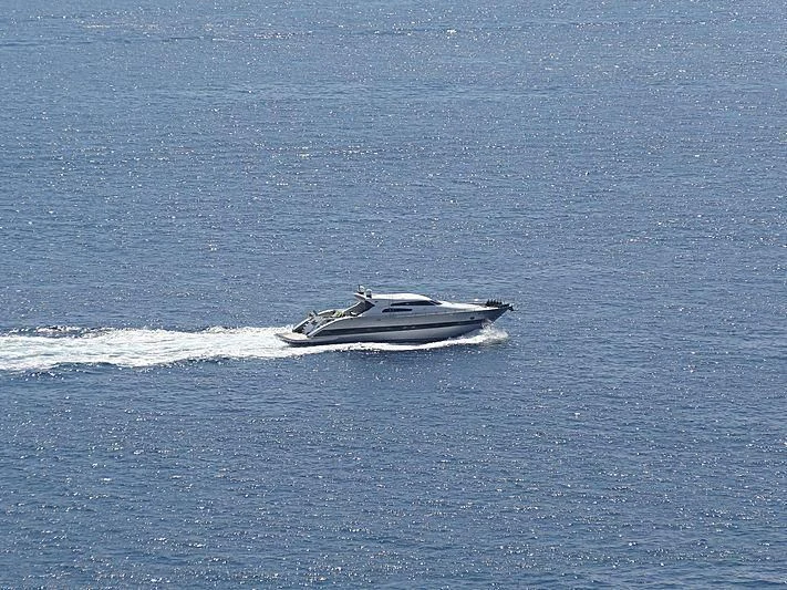 a boat on the water aboard FIRST Yacht for Sale