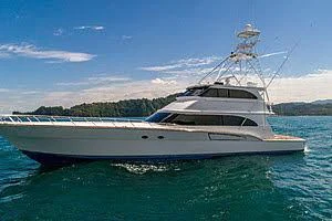 a large ship in the water aboard CTC Yacht for Sale
