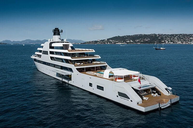 a boat on the water aboard SOLARIS Yacht for Sale