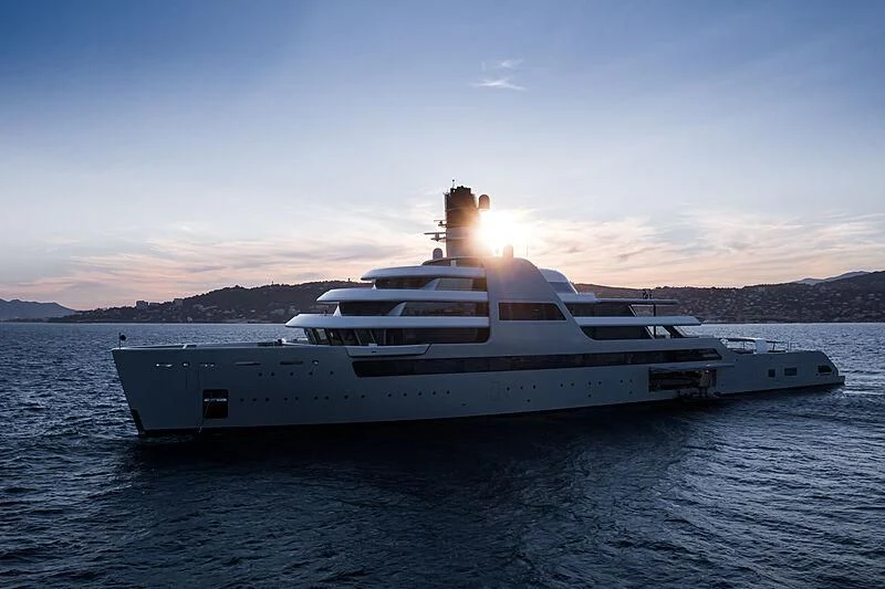 a boat on the water aboard SOLARIS Yacht for Sale