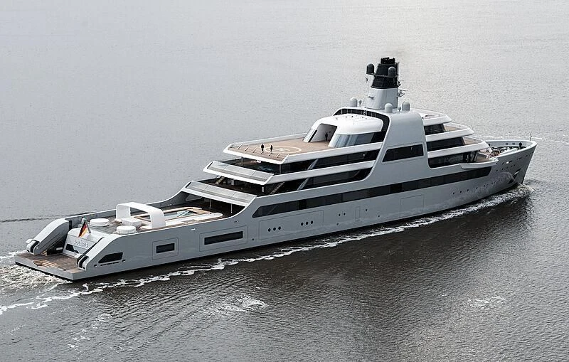 a ship in the water aboard SOLARIS Yacht for Sale