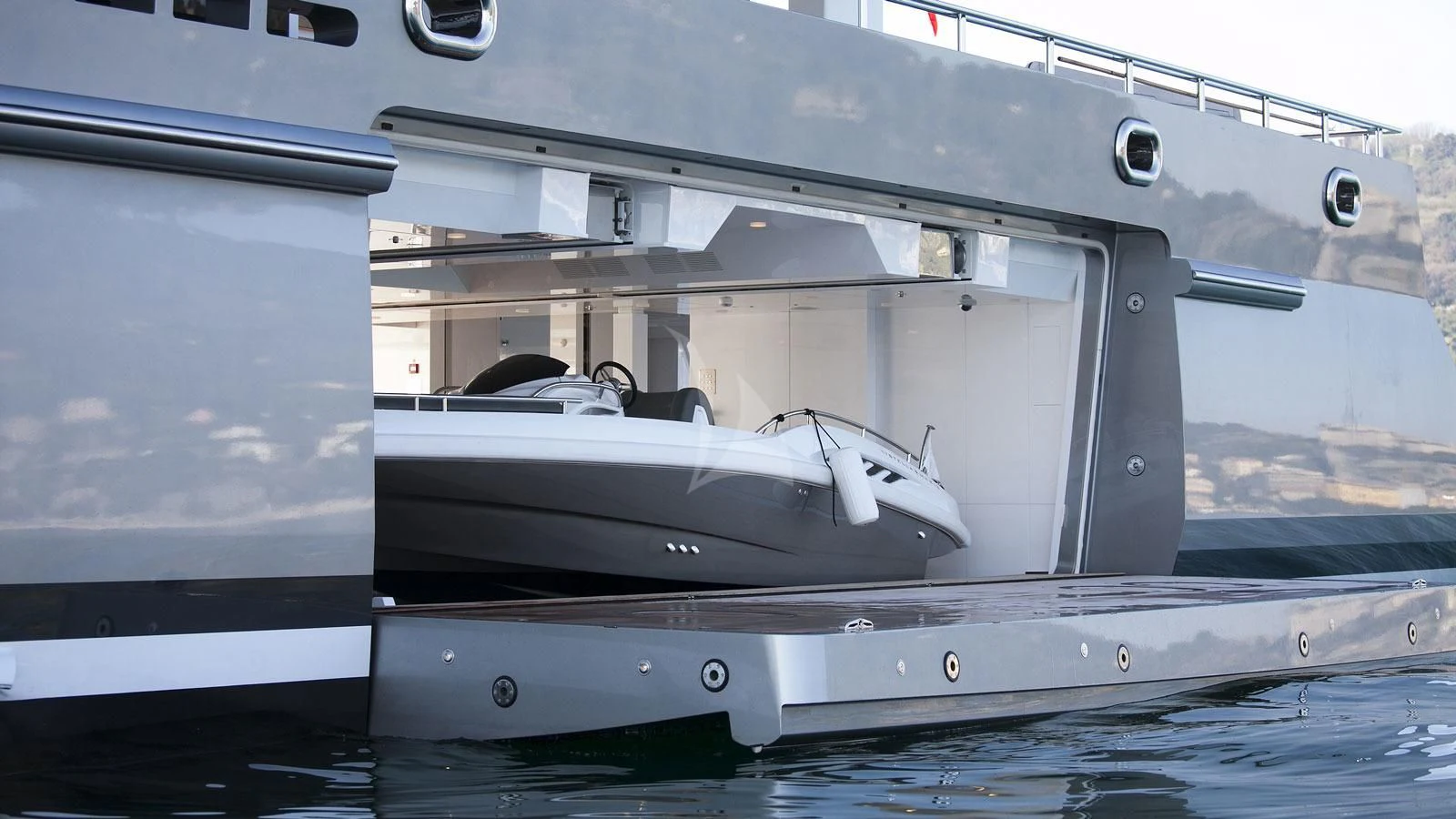 a close-up of a boat aboard STELLA MARIS Yacht for Sale