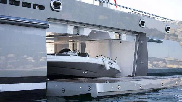 a close-up of a boat aboard STELLA MARIS Yacht for Sale