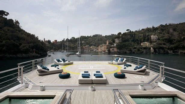 boats parked on a dock aboard STELLA MARIS Yacht for Sale