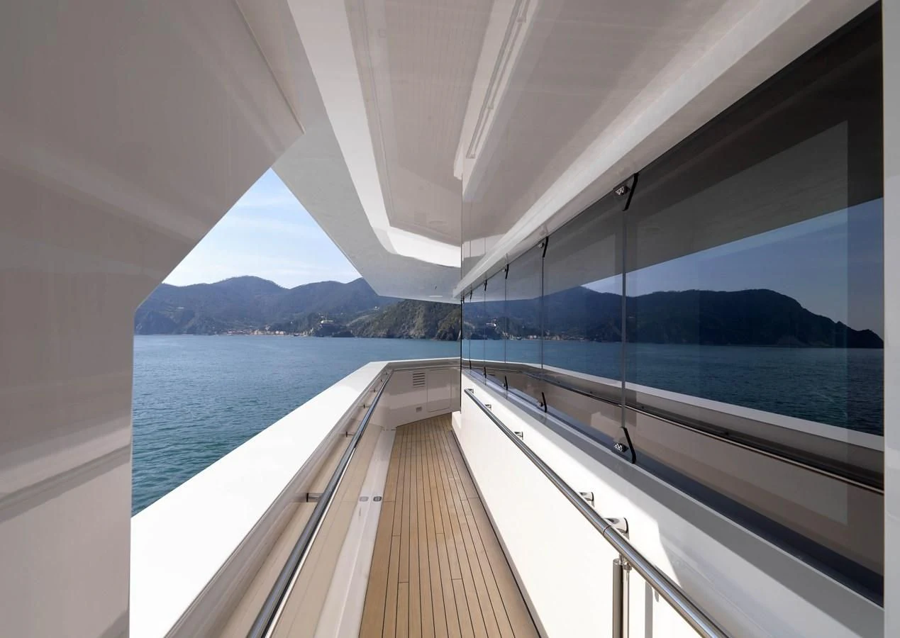 a boat on the water aboard STELLA MARIS Yacht for Sale