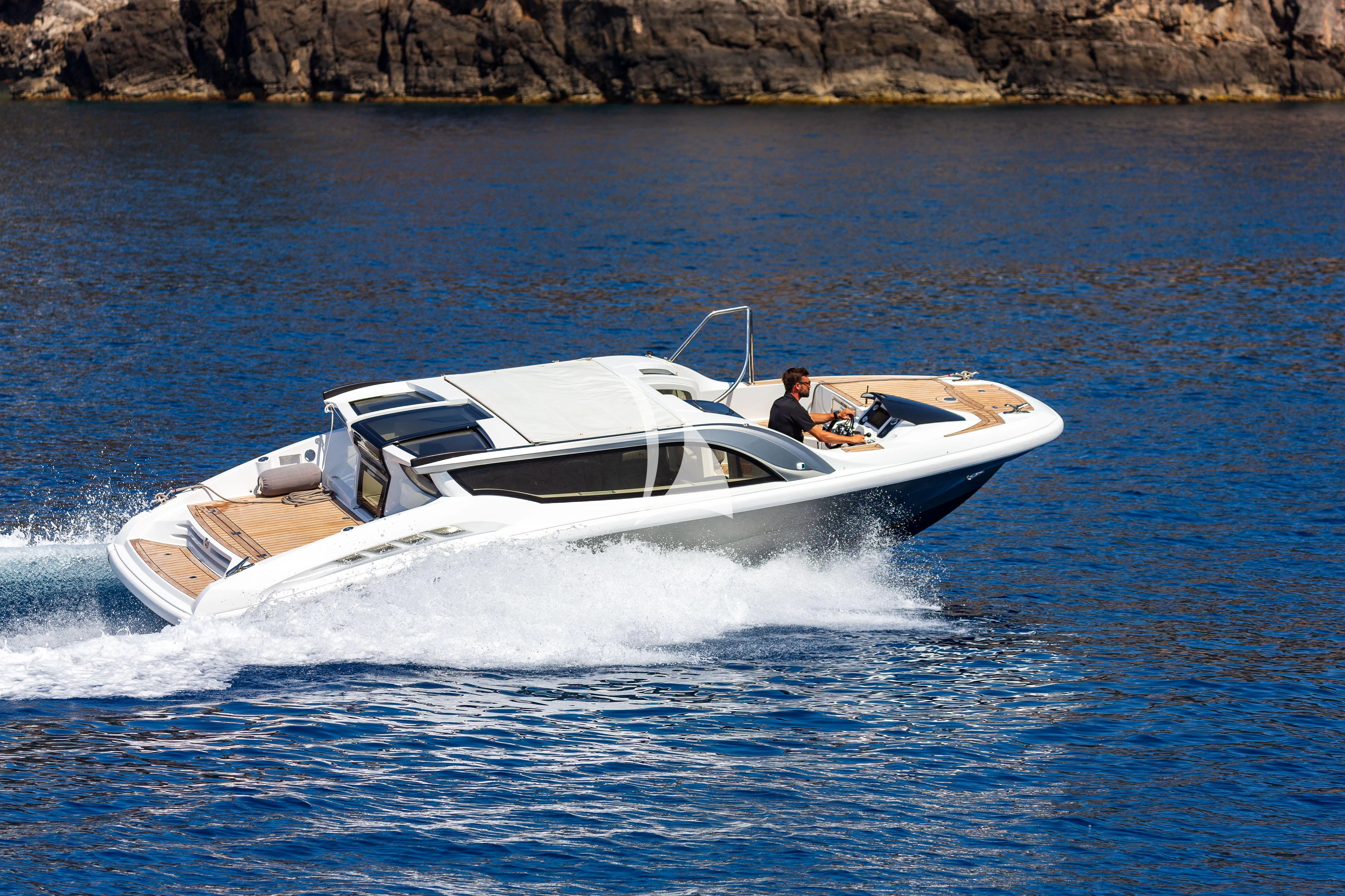 a boat on the water aboard STELLA MARIS Yacht for Sale