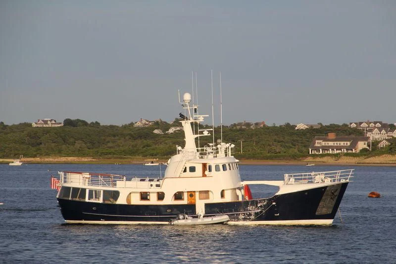 a boat on the water aboard SINDBAD Yacht for Sale