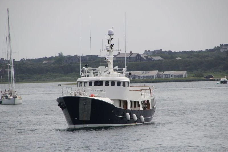 a boat in the water aboard SINDBAD Yacht for Sale