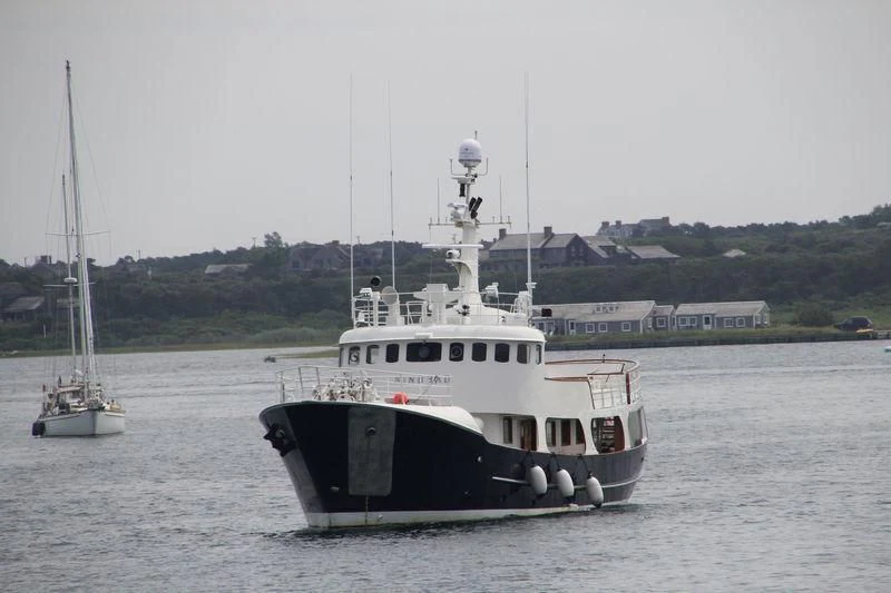a boat in the water aboard SINDBAD Yacht for Sale