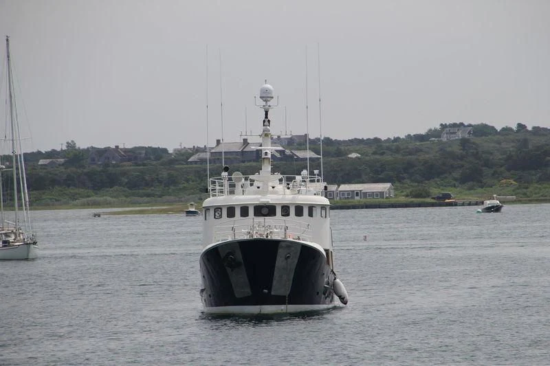 a boat on the water aboard SINDBAD Yacht for Sale