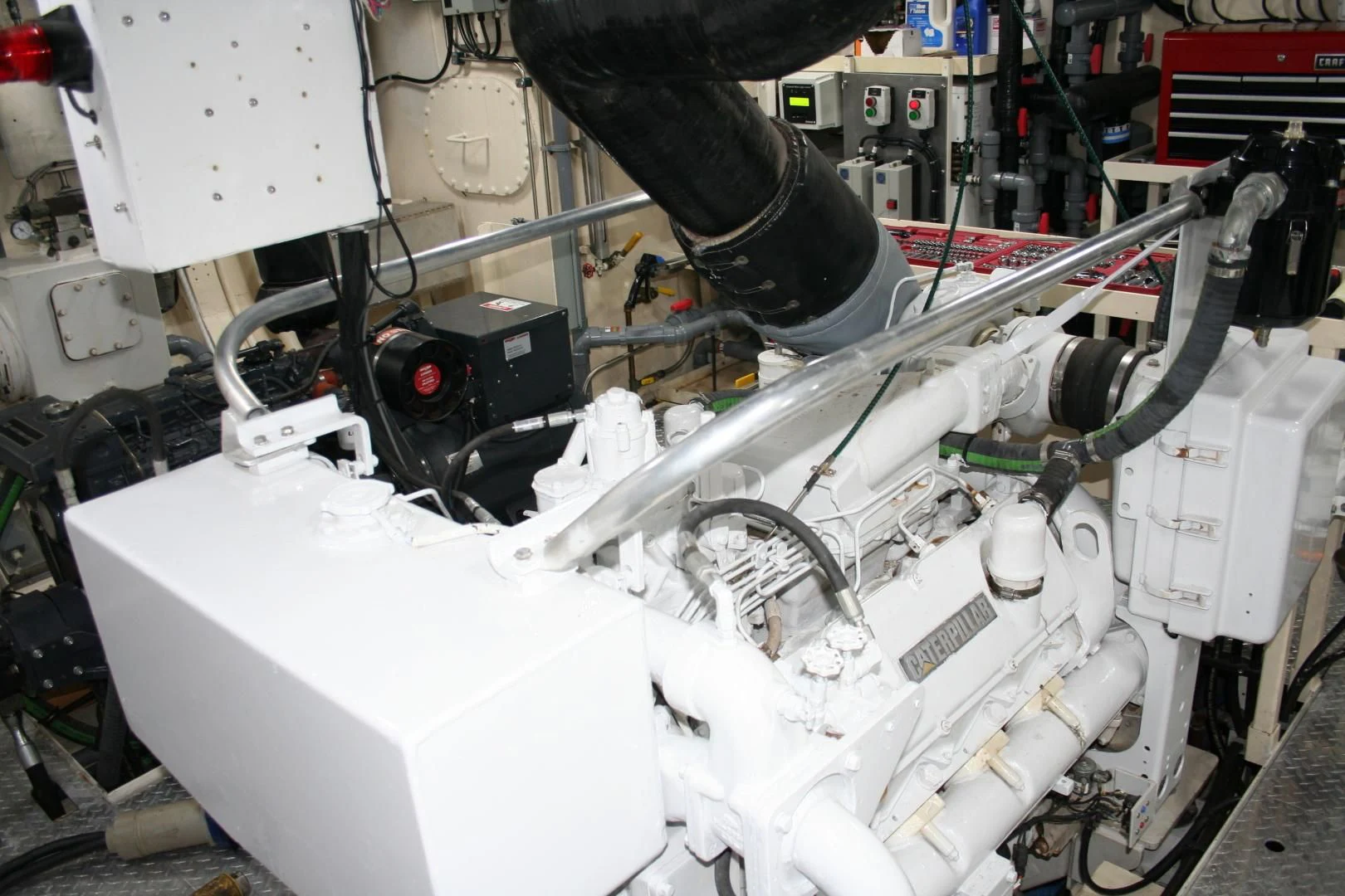 close-up of a machine aboard SINDBAD Yacht for Sale