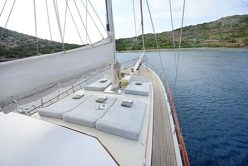 a boat on the water aboard COBRA III Yacht for Sale