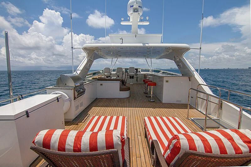 a boat on the water aboard SAMARITANA Yacht for Sale