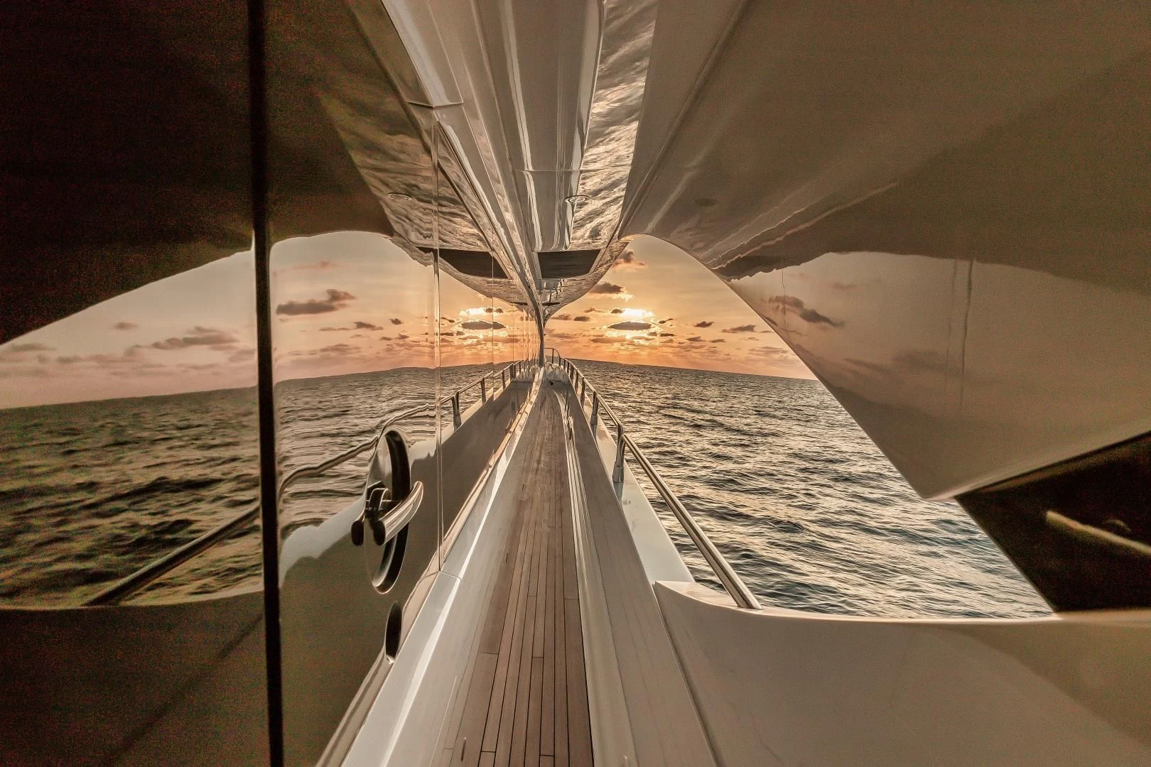 a boat on the water aboard VIVA LA VIDA Yacht for Sale